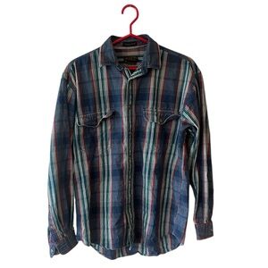Vintage Eddie Bauer Elkhorn Twill Shirt Size M